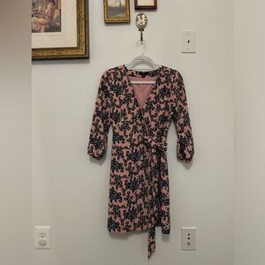 J.Crew Cocktail Floral Wrap Dress